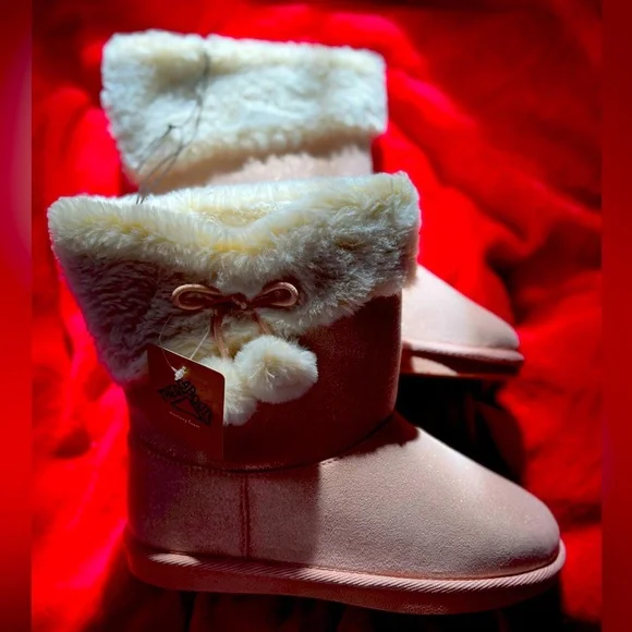 Thereabouts memory foam boots big girls size 5 - Picture 4 of 8